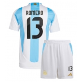 Argentina Cristian Romero #13 Replika Hjemmedrakt Barn Copa America 2024 Kortermet (+ bukser)