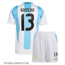 Argentina Cristian Romero #13 Replika Hjemmedrakt Barn Copa America 2024 Kortermet (+ bukser)