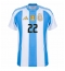 Argentina Lautaro Martinez #22 Replika Hjemmedrakt Copa America 2024 Kortermet