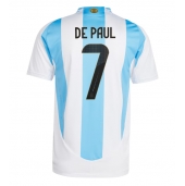 Argentina Rodrigo De Paul #7 Replika Hjemmedrakt Copa America 2024 Kortermet