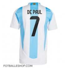 Argentina Rodrigo De Paul #7 Replika Hjemmedrakt Copa America 2024 Kortermet