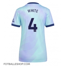 Arsenal Ben White #4 Replika Tredjedrakt Dame 2024-25 Kortermet