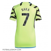 Arsenal Bukayo Saka #7 Replika Bortedrakt Dame 2023-24 Kortermet