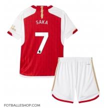 Arsenal Bukayo Saka #7 Replika Hjemmedrakt Barn 2023-24 Kortermet (+ bukser)