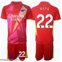 Arsenal David Raya #22 Keeper Replika Bortedrakt Barn 2024-25 Kortermet (+ bukser)