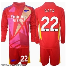 Arsenal David Raya #22 Keeper Replika Bortedrakt Barn 2024-25 Langermet (+ bukser)