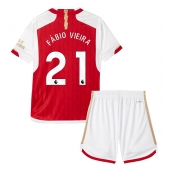 Arsenal Fabio Vieira #21 Replika Hjemmedrakt Barn 2023-24 Kortermet (+ bukser)