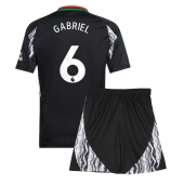 Arsenal Gabriel Magalhaes #6 Replika Bortedrakt Barn 2024-25 Kortermet (+ bukser)