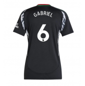 Arsenal Gabriel Magalhaes #6 Replika Bortedrakt Dame 2024-25 Kortermet