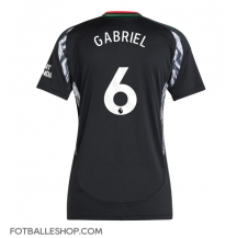 Arsenal Gabriel Magalhaes #6 Replika Bortedrakt Dame 2024-25 Kortermet