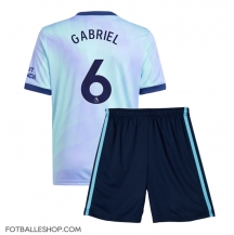 Arsenal Gabriel Magalhaes #6 Replika Tredjedrakt Barn 2024-25 Kortermet (+ bukser)