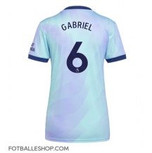 Arsenal Gabriel Magalhaes #6 Replika Tredjedrakt Dame 2024-25 Kortermet