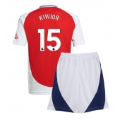 Arsenal Jakub Kiwior #15 Replika Hjemmedrakt Barn 2024-25 Kortermet (+ bukser)