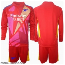 Arsenal Keeper Replika Bortedrakt Barn 2024-25 Langermet (+ bukser)