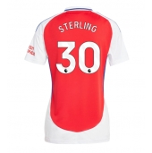 Arsenal Raheem Sterling #30 Replika Hjemmedrakt Dame 2024-25 Kortermet