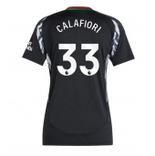 Arsenal Riccardo Calafiori #33 Replika Bortedrakt Dame 2024-25 Kortermet