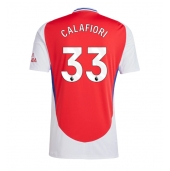 Arsenal Riccardo Calafiori #33 Replika Hjemmedrakt 2024-25 Kortermet