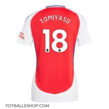 Arsenal Takehiro Tomiyasu #18 Replika Hjemmedrakt Dame 2024-25 Kortermet