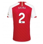 Arsenal William Saliba #2 Replika Hjemmedrakt 2023-24 Kortermet