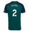 Arsenal William Saliba #2 Replika Tredjedrakt 2023-24 Kortermet