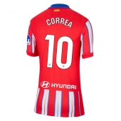 Atletico Madrid Angel Correa #10 Replika Hjemmedrakt Dame 2024-25 Kortermet