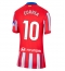 Atletico Madrid Angel Correa #10 Replika Hjemmedrakt Dame 2024-25 Kortermet