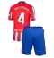 Atletico Madrid Conor Gallagher #4 Replika Hjemmedrakt Barn 2024-25 Kortermet (+ bukser)