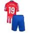 Atletico Madrid Julian Alvarez #19 Replika Hjemmedrakt Barn 2024-25 Kortermet (+ bukser)