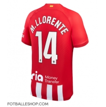 Atletico Madrid Marcos Llorente #14 Replika Hjemmedrakt 2023-24 Kortermet