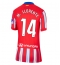 Atletico Madrid Marcos Llorente #14 Replika Hjemmedrakt Dame 2024-25 Kortermet