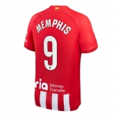 Atletico Madrid Memphis Depay #9 Replika Hjemmedrakt 2023-24 Kortermet