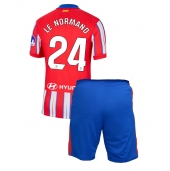 Atletico Madrid Robin Le Normand #24 Replika Hjemmedrakt Barn 2024-25 Kortermet (+ bukser)