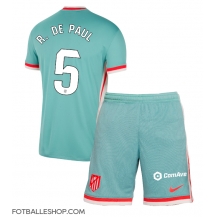 Atletico Madrid Rodrigo De Paul #5 Replika Bortedrakt Barn 2024-25 Kortermet (+ bukser)