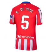 Atletico Madrid Rodrigo De Paul #5 Replika Hjemmedrakt 2024-25 Kortermet