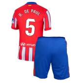 Atletico Madrid Rodrigo De Paul #5 Replika Hjemmedrakt Barn 2024-25 Kortermet (+ bukser)