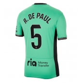 Atletico Madrid Rodrigo De Paul #5 Replika Tredjedrakt 2023-24 Kortermet