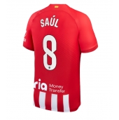 Atletico Madrid Saul Niguez #8 Replika Hjemmedrakt 2023-24 Kortermet