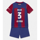 Barcelona Alejandro Balde #3 Replika Hjemmedrakt Barn 2023-24 Kortermet (+ bukser)