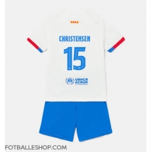 Barcelona Andreas Christensen #15 Replika Bortedrakt Barn 2023-24 Kortermet (+ bukser)