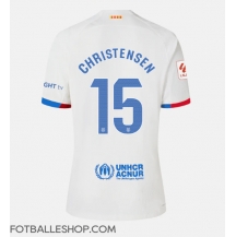 Barcelona Andreas Christensen #15 Replika Bortedrakt Dame 2023-24 Kortermet