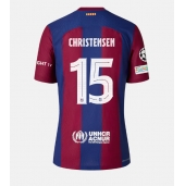 Barcelona Andreas Christensen #15 Replika Hjemmedrakt 2023-24 Kortermet