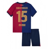 Barcelona Andreas Christensen #15 Replika Hjemmedrakt Barn 2024-25 Kortermet (+ bukser)