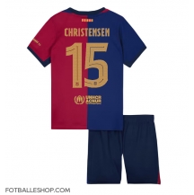 Barcelona Andreas Christensen #15 Replika Hjemmedrakt Barn 2024-25 Kortermet (+ bukser)