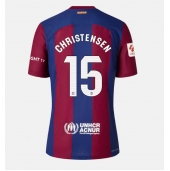 Barcelona Andreas Christensen #15 Replika Hjemmedrakt Dame 2023-24 Kortermet