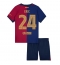 Barcelona Eric Garcia #24 Replika Hjemmedrakt Barn 2024-25 Kortermet (+ bukser)