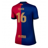 Barcelona Fermin Lopez #16 Replika Hjemmedrakt Dame 2024-25 Kortermet