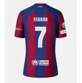 Barcelona Ferran Torres #7 Replika Hjemmedrakt 2023-24 Kortermet