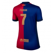 Barcelona Ferran Torres #7 Replika Hjemmedrakt Dame 2024-25 Kortermet