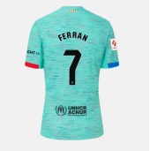 Barcelona Ferran Torres #7 Replika Tredjedrakt Dame 2023-24 Kortermet