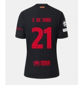 Barcelona Frenkie de Jong #21 Replika Bortedrakt 2024-25 Kortermet